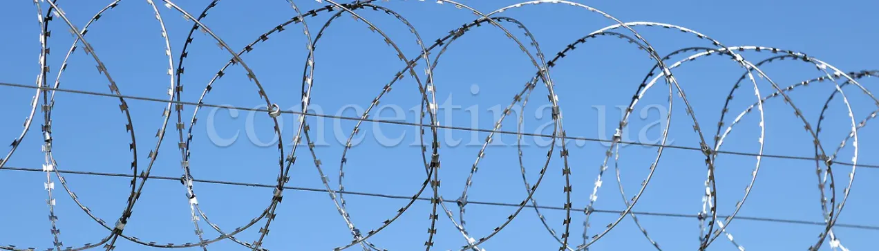 Concertina wire security barrier